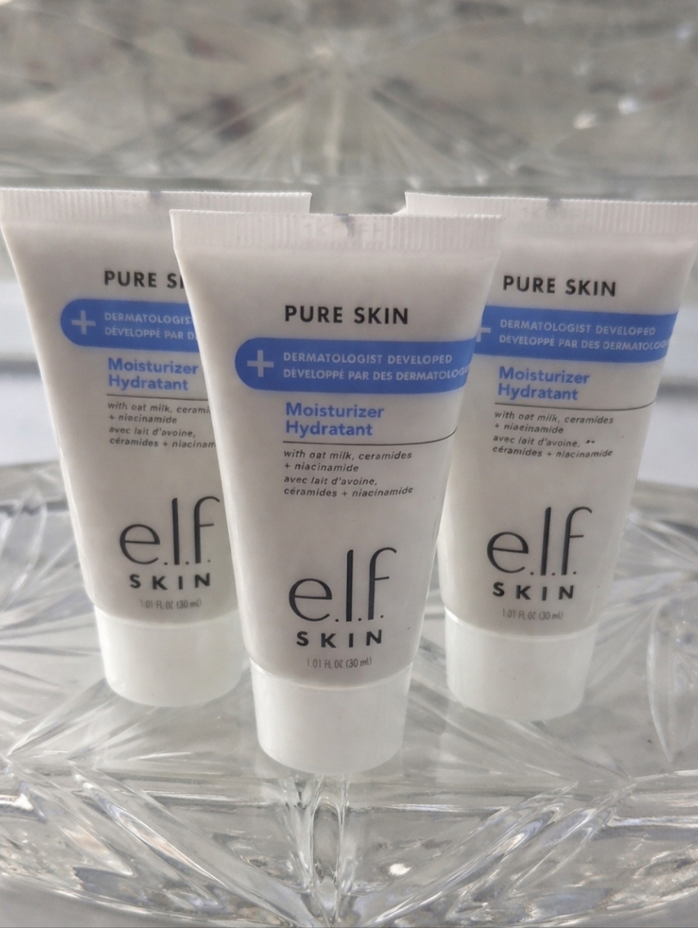 e.l.f. Pure Skin Moisturizer Bundle of 3 Travel Size NEW